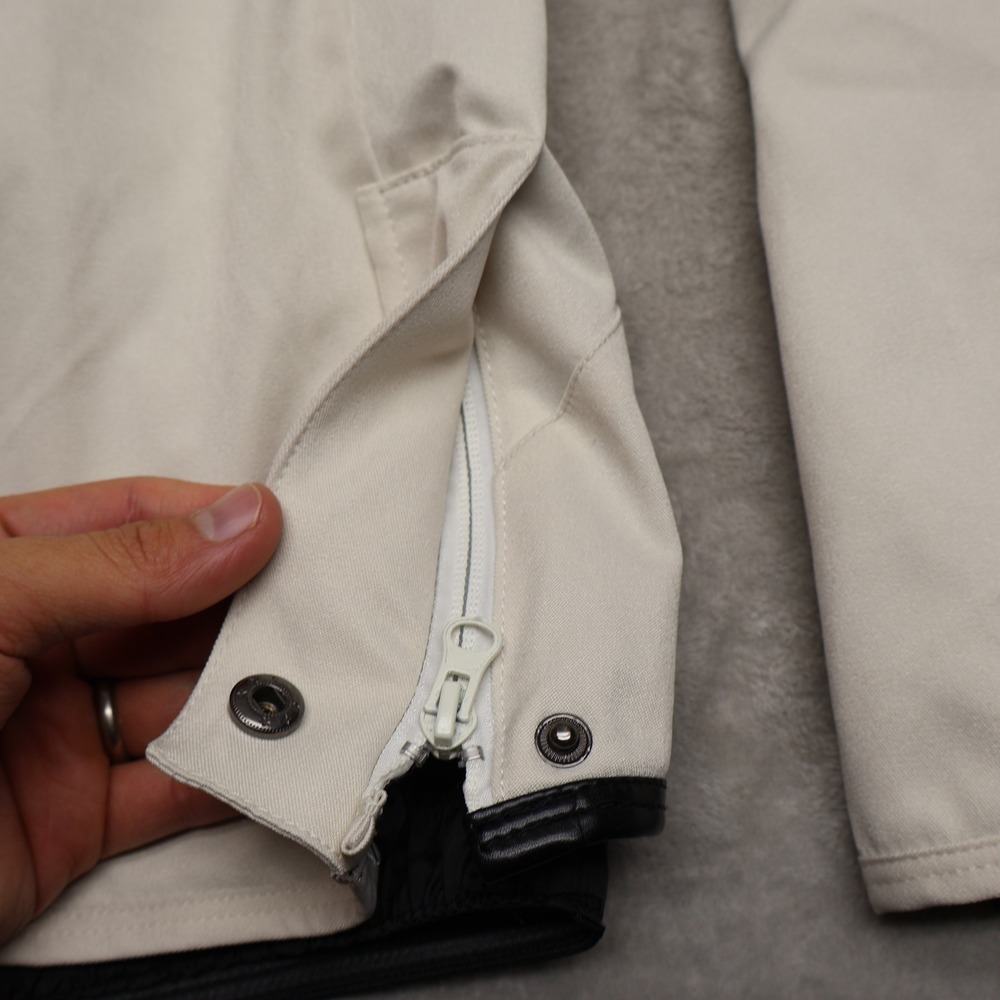 SEARIPE Snow Bib Pants Men XL White Genji-Tex Windproof Ski Winter Insulated NEW - Picture 7 of 16